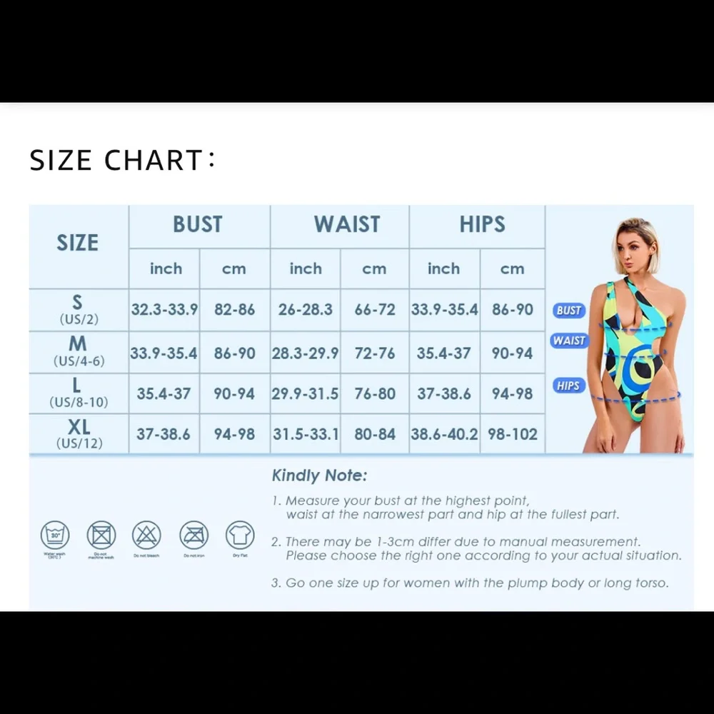 NWT Bandage Bikini GEOMETRICAL Print Two Piece THONG String Swimsuit - Picture 8 of 8